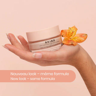 Crème visage florale avec acide hyaluronique