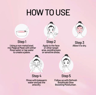 Masque magique boostant l'éclat